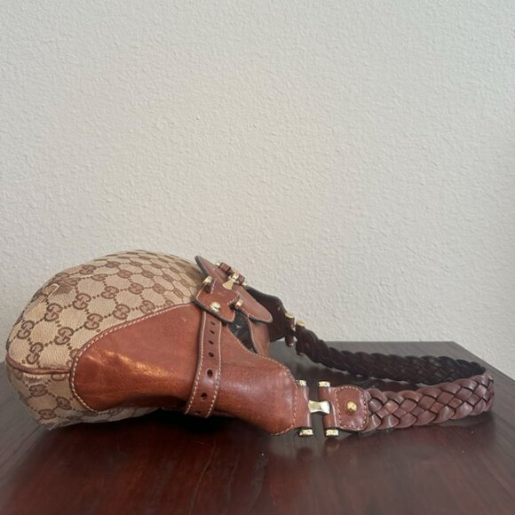 Gucci Large Horsebit Hobo Bag – Authentic Vintage Leather - Picture 5 of 13